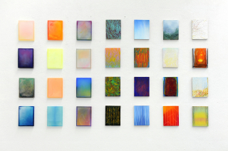 Julia Burek - Epoxid und pigment - Öl auf MDF - 2022