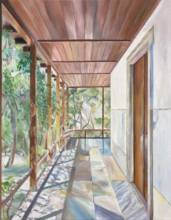 Arkade_2022_90x70cm_Öl auf Leinen_Ramm